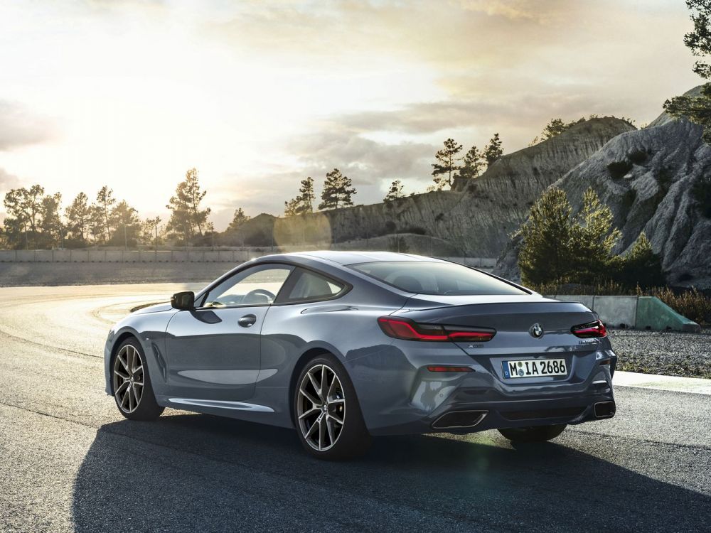 BMW 840d XDrive Coupe Zadní pohled