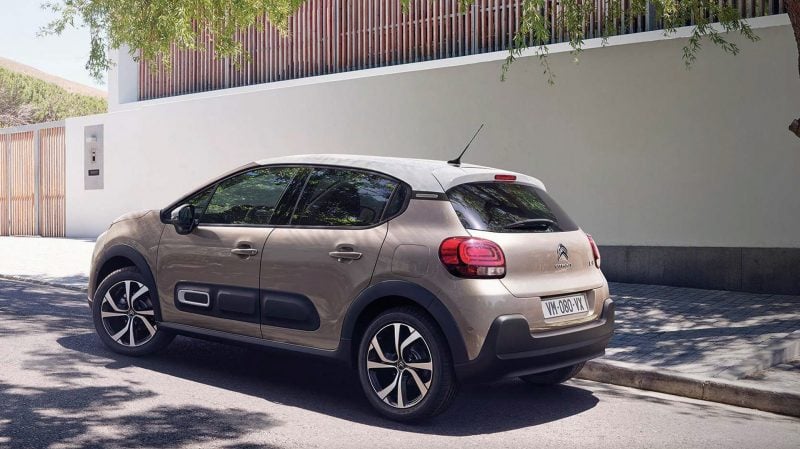 Citroen C3 PureTech 83 Live Rückansicht