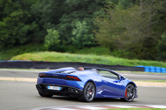 Lamborghini Huracan Spyder LP580-2 Rückansicht