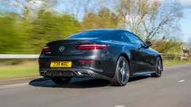 Mercedes-Benz E 450 4MATIC Coupe Rückansicht