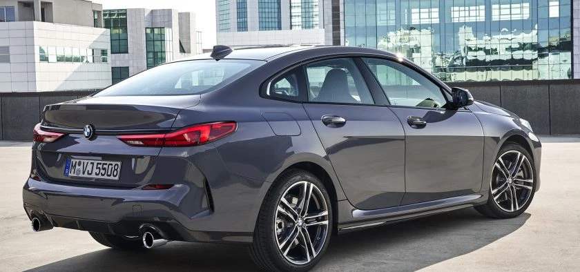 BMW 218d Gran Coupe Zadní pohled