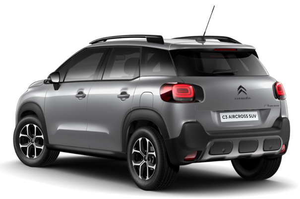 Citroen C3 Aircross BlueHDi 100 C-Series Zadní pohled
