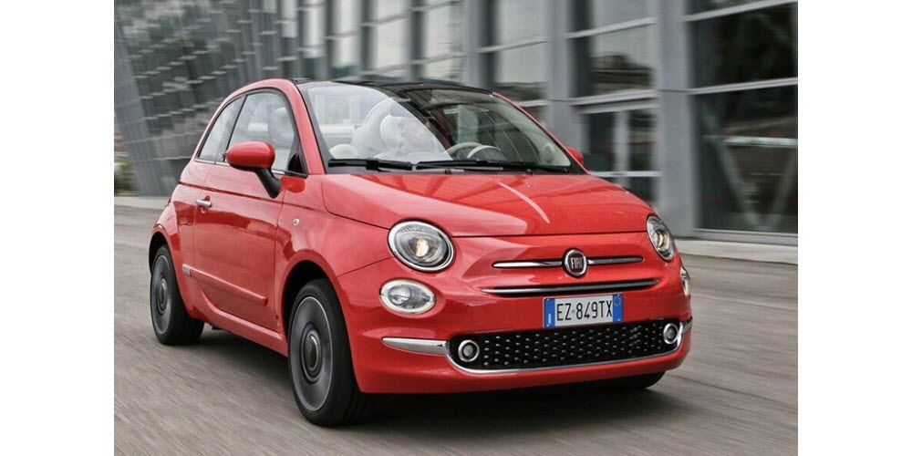 Fiat 500 1.0 Hybrid Pop Čelní pohled