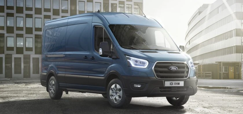 Ford Transit L2H2 RWD 2.0 EcoBlue 130hp MHEV Trend Front view