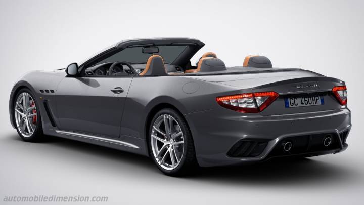 Maserati GranCabrio MC Pohľad zozadu