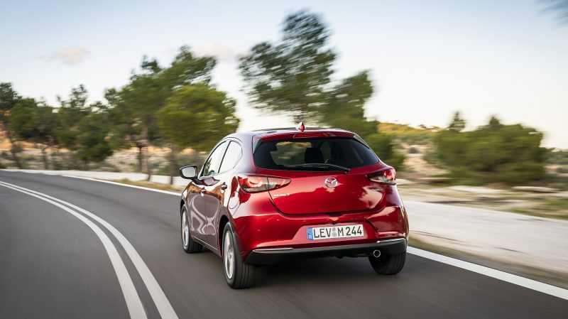 Mazda 2 SkyActiv-G 90 Style Selected Pohľad zozadu