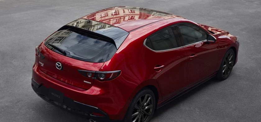 Mazda 3 SkyActiv-G 2.0 122 Zadní pohled