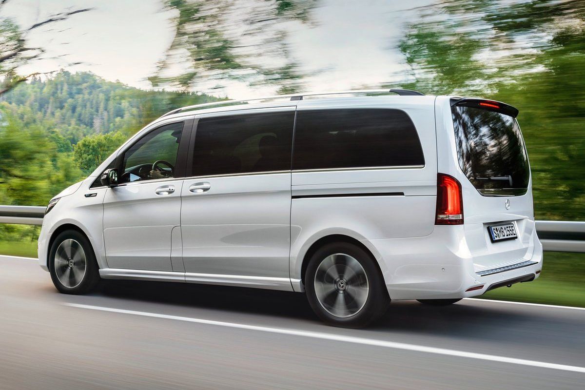 Mercedes-Benz EQV 300 Extra Lang Zadní pohled