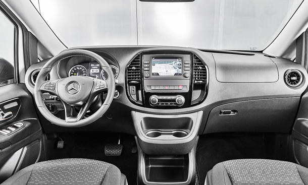 Mercedes-Benz EVito Extra Lang Interiér
