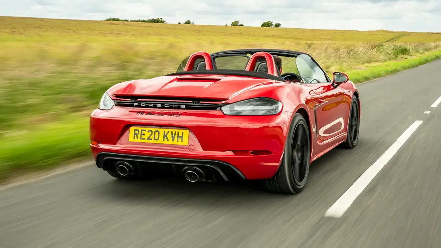 Porsche 718 Boxster GTS 4.0 Zadní pohled