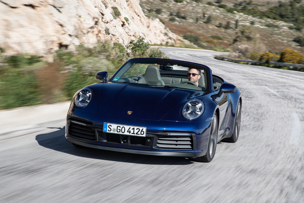 Porsche 911 Carrera Turbo S Cabriolet Front view