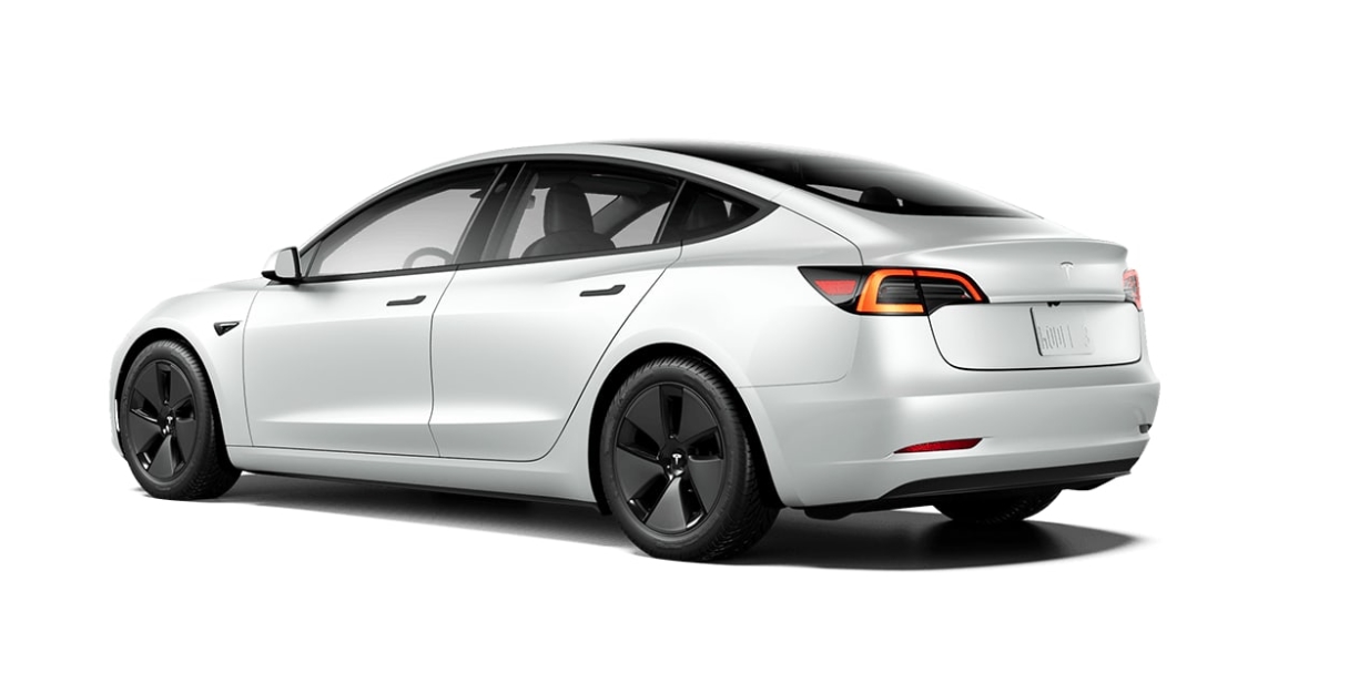 Tesla Model 3 Long Range AWD Pohľad zozadu